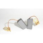 Щётки 6х10х20мм электроугольные №404 2шт,аналог, поводок -5107,5708,2011,2107,LSM,RZ,TSM