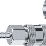 Переходник штуцер ″елочка″ 10 мм - "мама" муфта, с хомутом ЗУБР Профессионал 64917-10