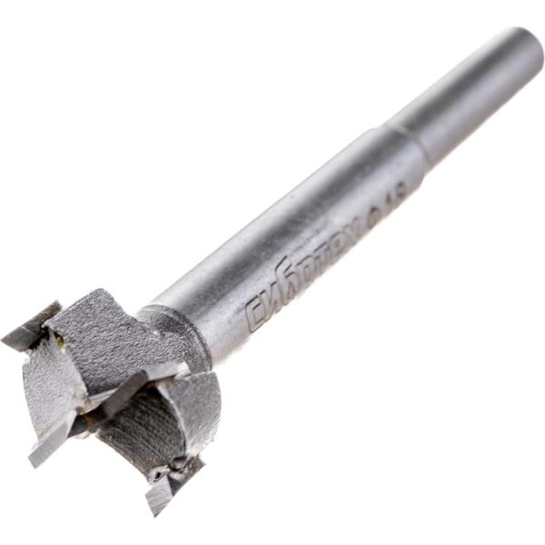 Сверло 18 мм, Форстнера по дереву, цилиндрический хвостовик Сибртех 704818