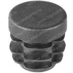 Заглушка 20 мм пластиковая внутренняя, черная  20ПЧС