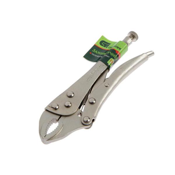 Зажим ручной, полукруглый захват, 180 мм Сибртех 18421